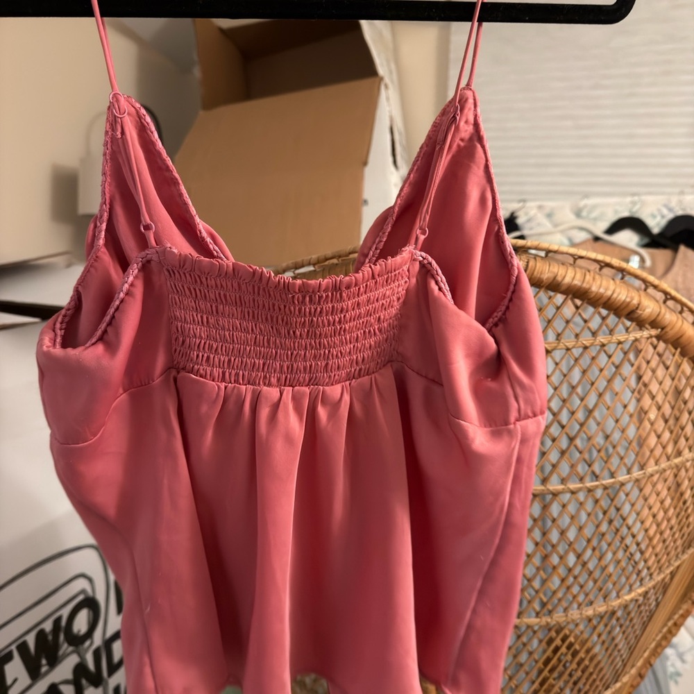 Free People Braided Line Silk Tank - Picture 11 of 12